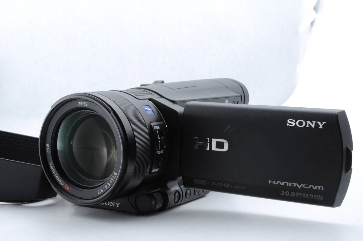 動作品 ソニー SONY HANDYCAM HDR-CX900 NIGHT SHOT WiFi Vario-Sonnar T* デジタルビデオカメラ 充電ケーブル 説明書 バッテリー 管Q4916