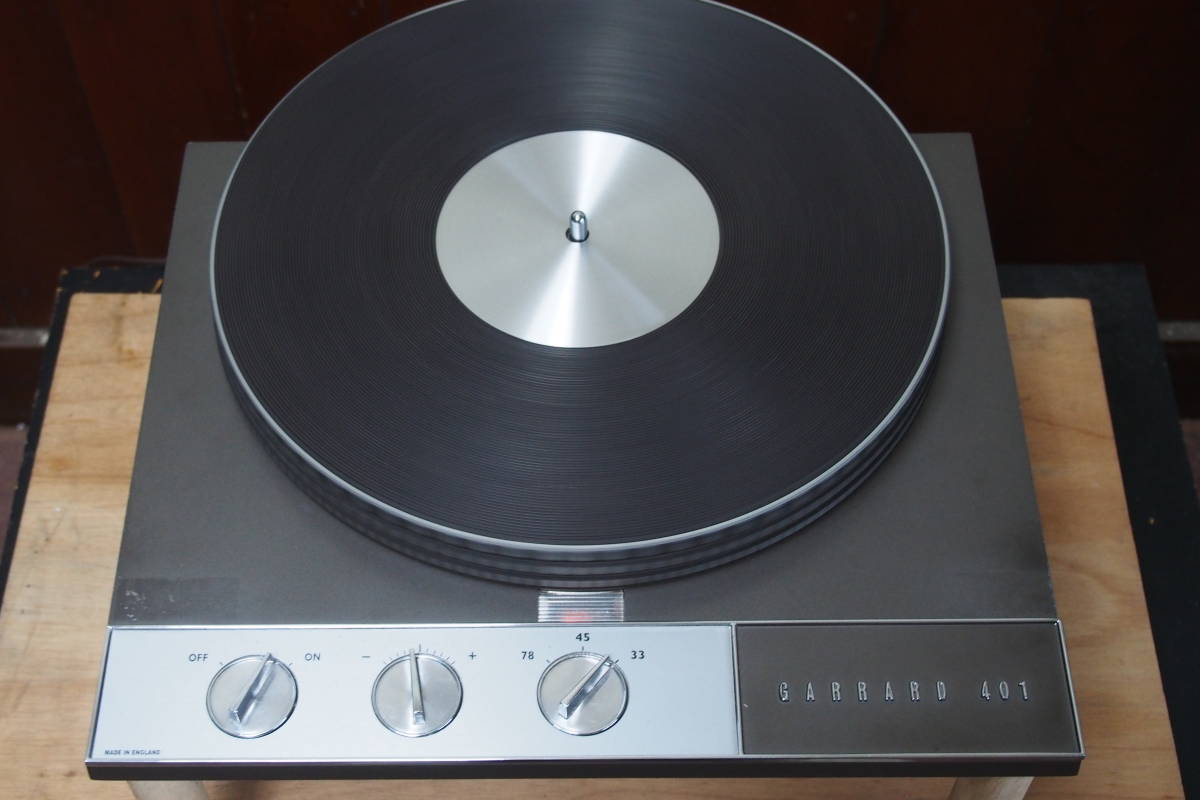ガラード GARRARD 401 初期型 50HZ用 回転確認 軽整備 比較的