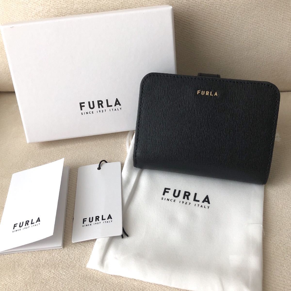 付属品全て有り 新品 FURLA フルラ 定価26 400円 バビロン S NERO
