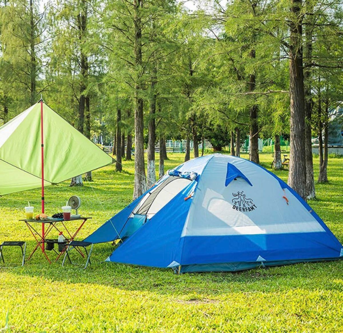 新品★ 4人用 ドームテント ツーリングテント テント キャンプ