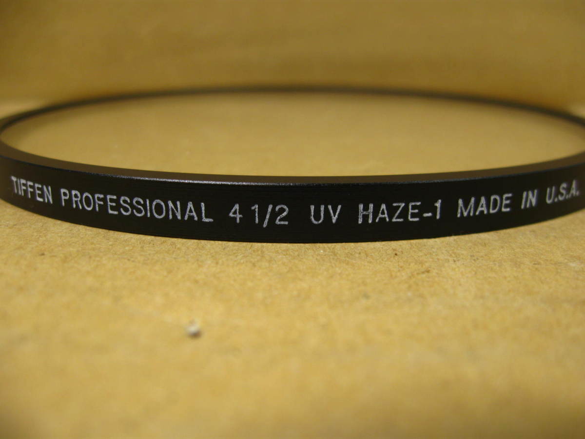 ▽TIFFEN PROFESSIONAL 4 1/2 UV HAZE-1 フィルター 中古 ティッフェン 紫外線カット_画像2