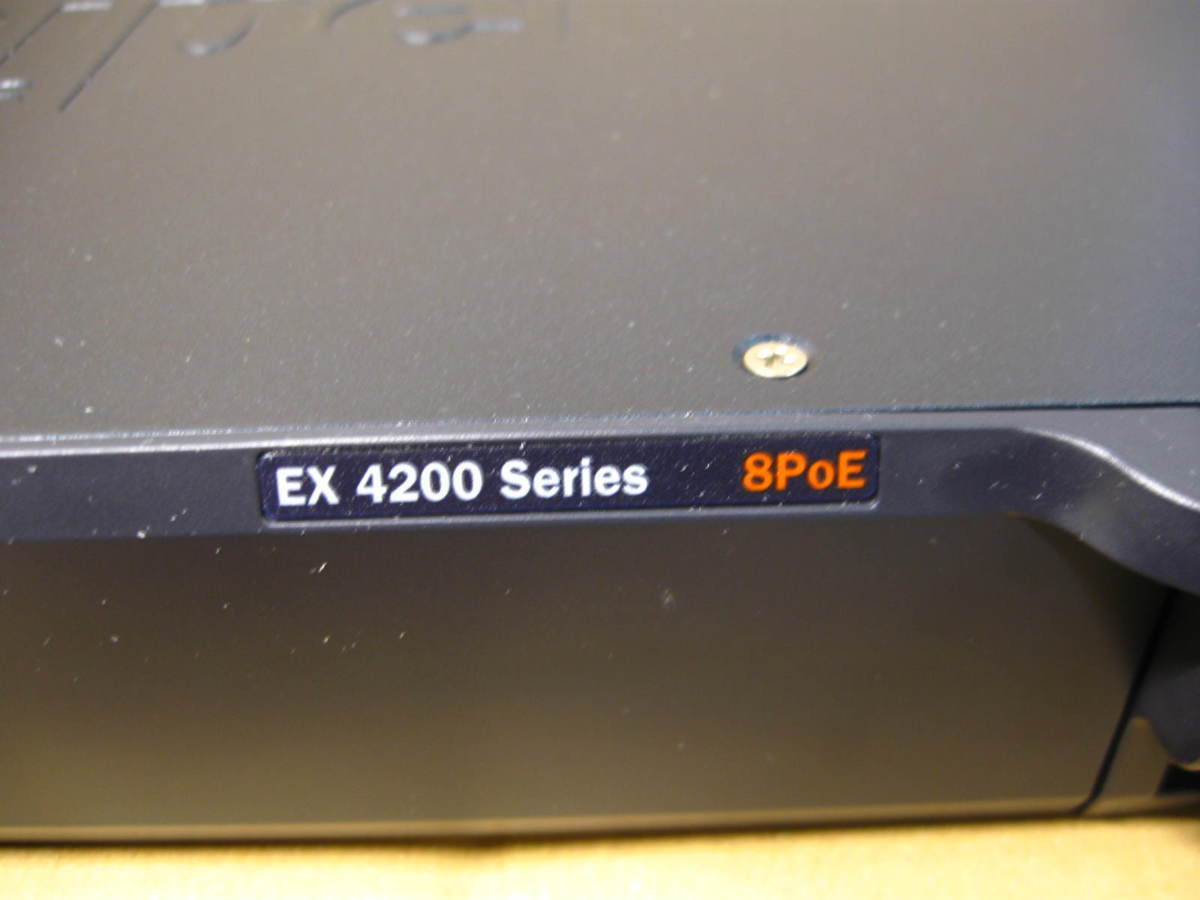 vJuniper Networks EX4200 series EX4200-24T 8PoE 15.1R7-S6.3 24 port Giga bit switch 10G used 2