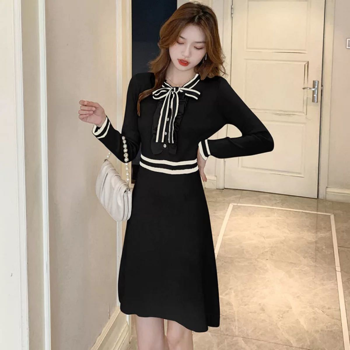 ワンピース 韓国 インポート お嬢様ワンピ eimy istoire シェリエ
