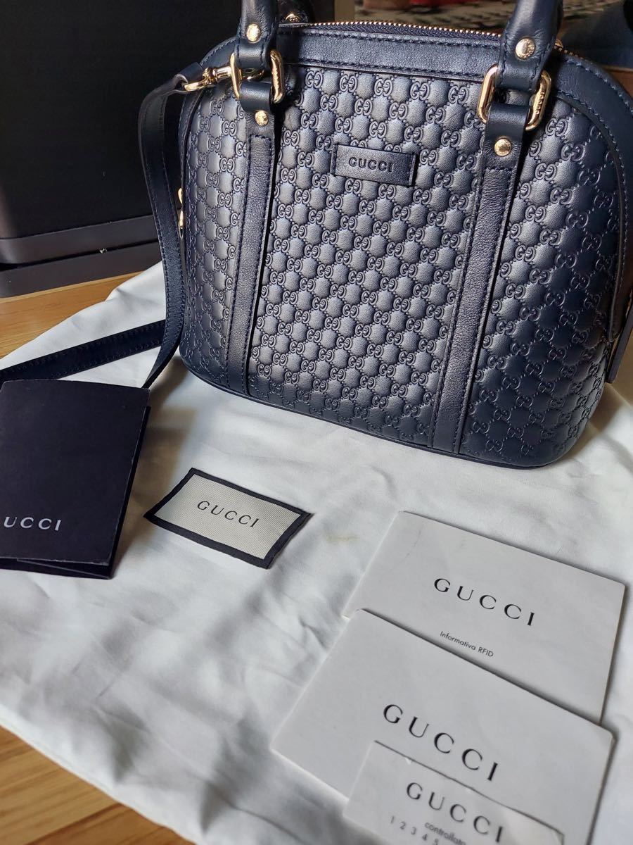 超美品 GUCCI グッチ マイクロシマ 2WAY バッグ 入学式 卒業式 フォーマル