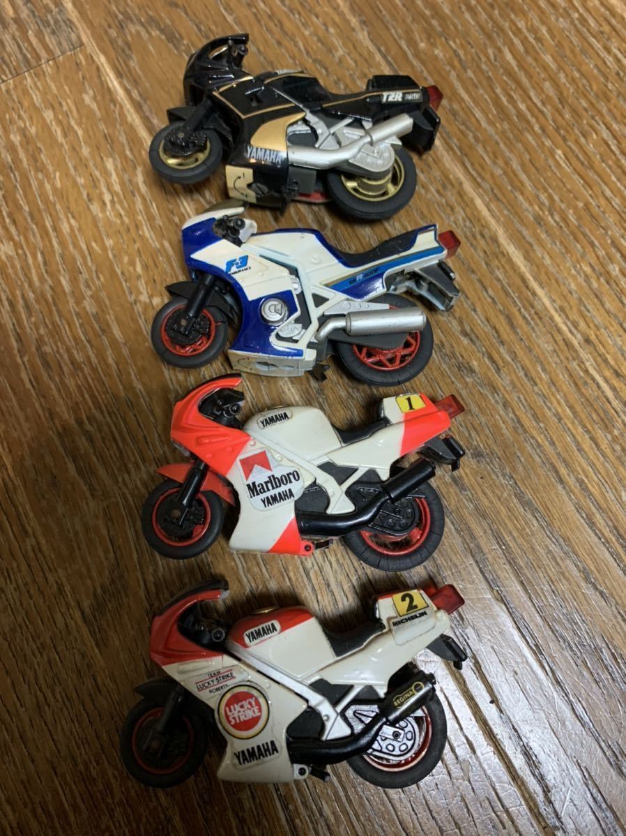 オールド　旧車　30年前の バイク型 ガス ライター 4個セット売り。TZR CBR 他