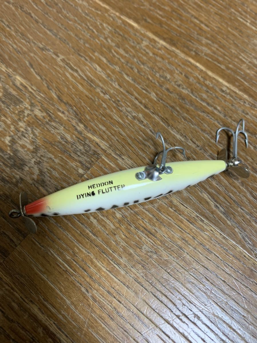 オールド ルアー☆へドン ☆ HEDDON☆ ダイイング・フラッター☆ ☆Dying Flutter☆ 5個セット売り。ダブルスイッシャー☆反射板カラー入り_画像3