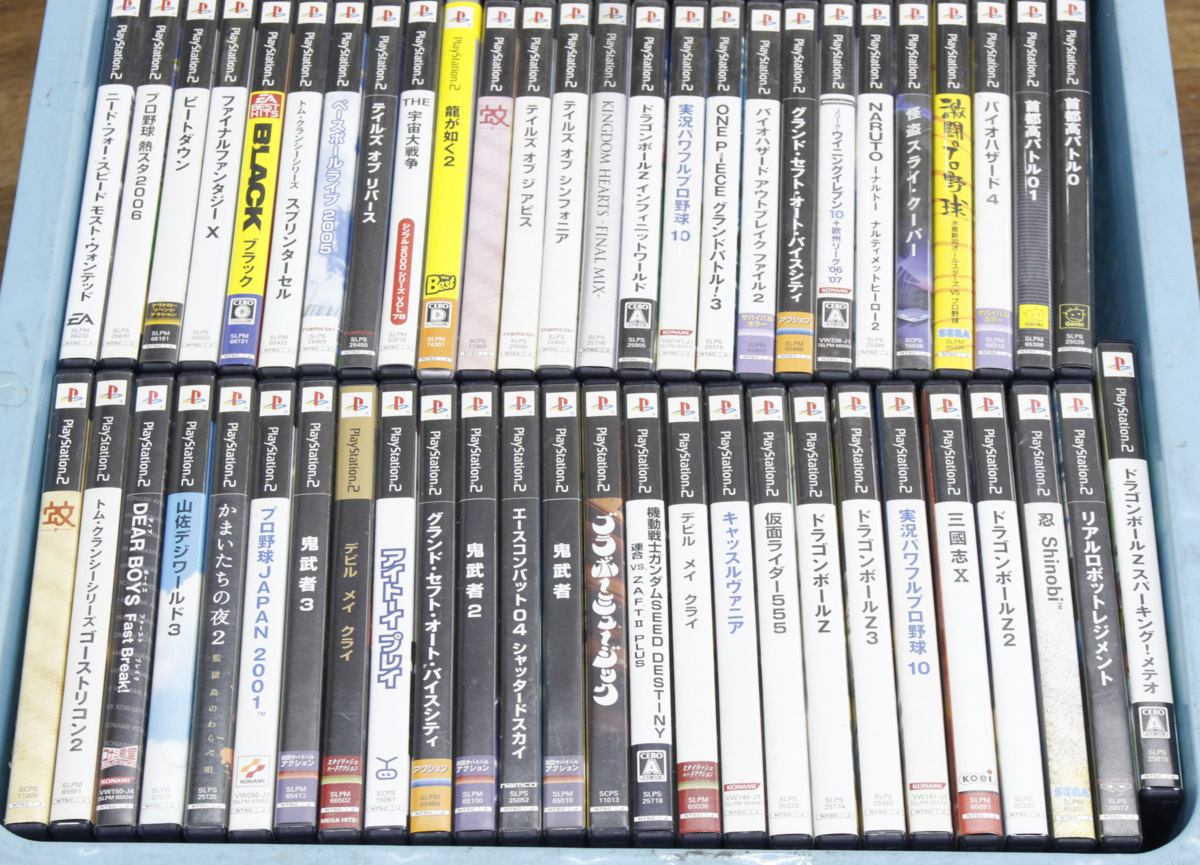 【中古・ジャンク品】PS2 ソフト 約80本 ネオコントラ チョロQ HG3 グラディウスⅢ＆Ⅳ 等 ,_画像3