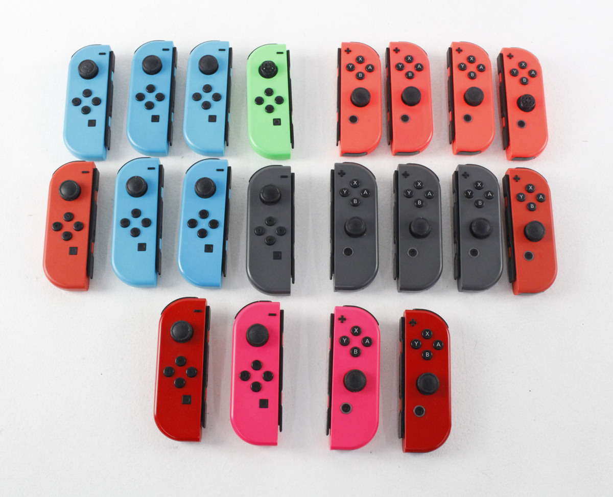 ジャンク品】Nintendo Switch Joy-Con ニンテンドースイッチ ジョイコン (L)×10 (R)×10 20個セット【本体のみ】 ” 