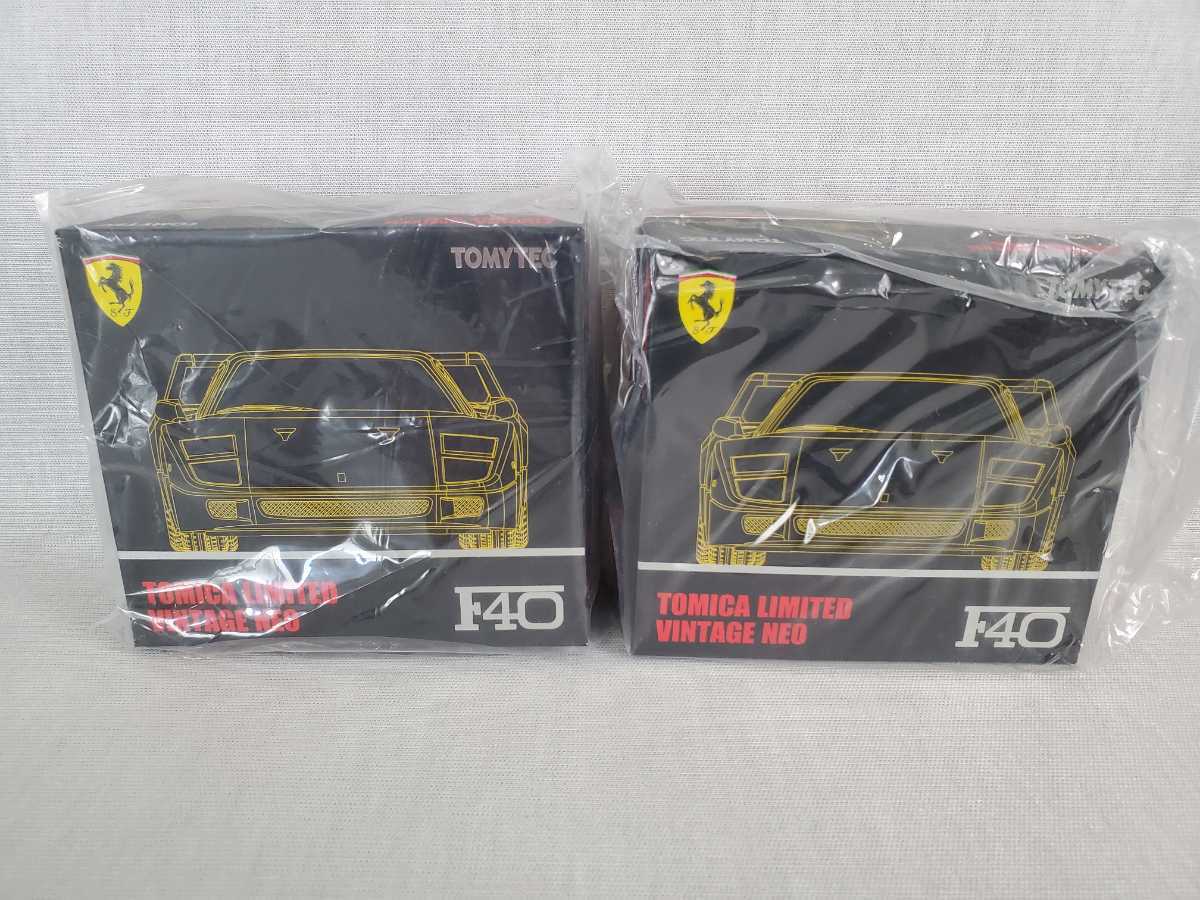 2台入荷！！【絶版】【限定】トミカ　リミテッドヴィンテージ NEO フェラーリ F40 イエロー　　TOMICA LIMITED VINTAGE NEO Ferrari F40_画像1