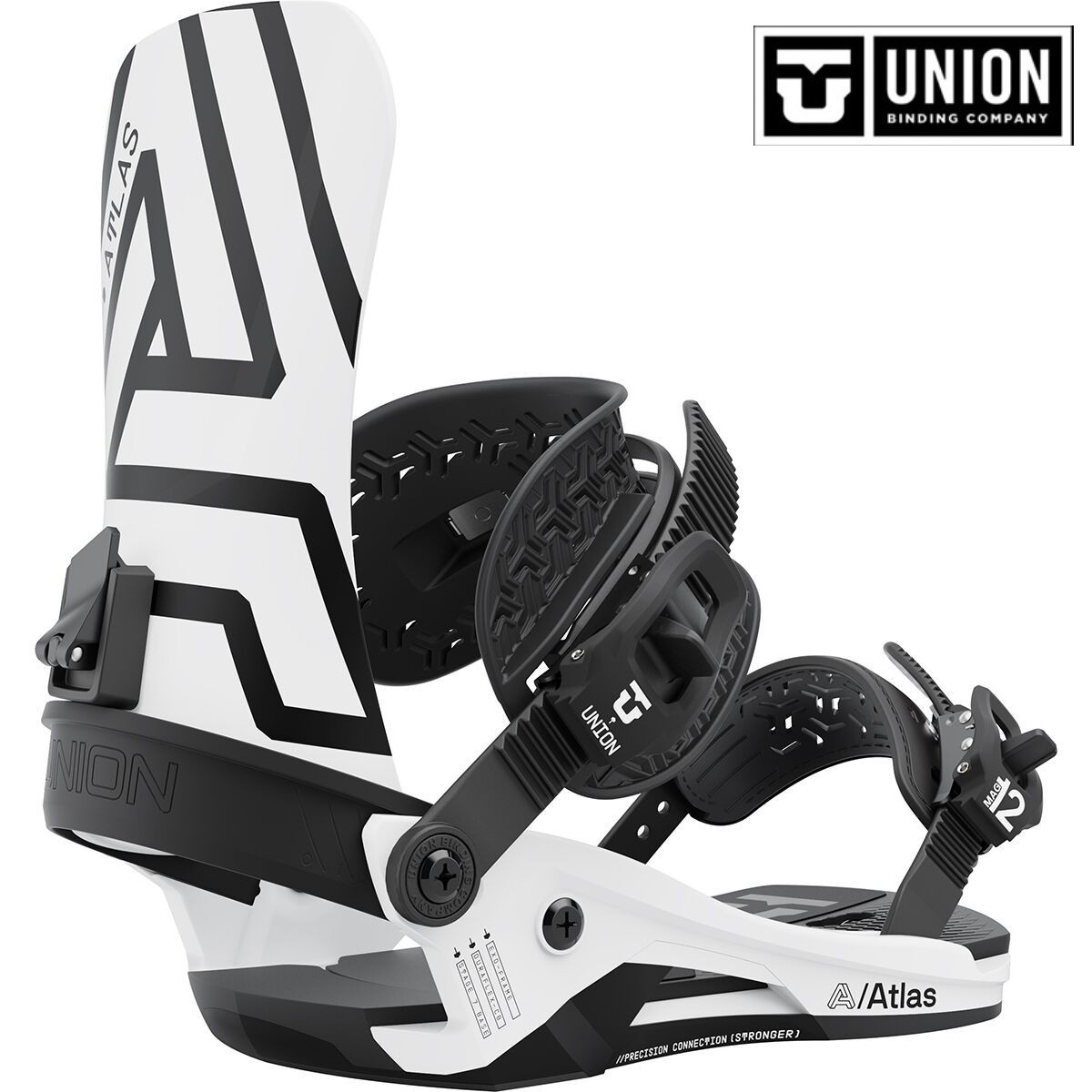 21-22】UNION BINDING ATLAS WHITE ユニオン ビンディング Mサイズ