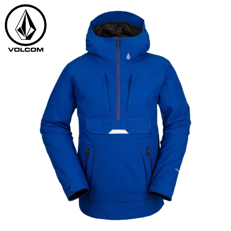 【NEW限定品】 【21-22】VOLCOM ボルコム スノーボードウェア メンズ ジャケット BRIGHTON PULLOVER BRIGHT BLUE　G0652210 Mサイズ ボルコム