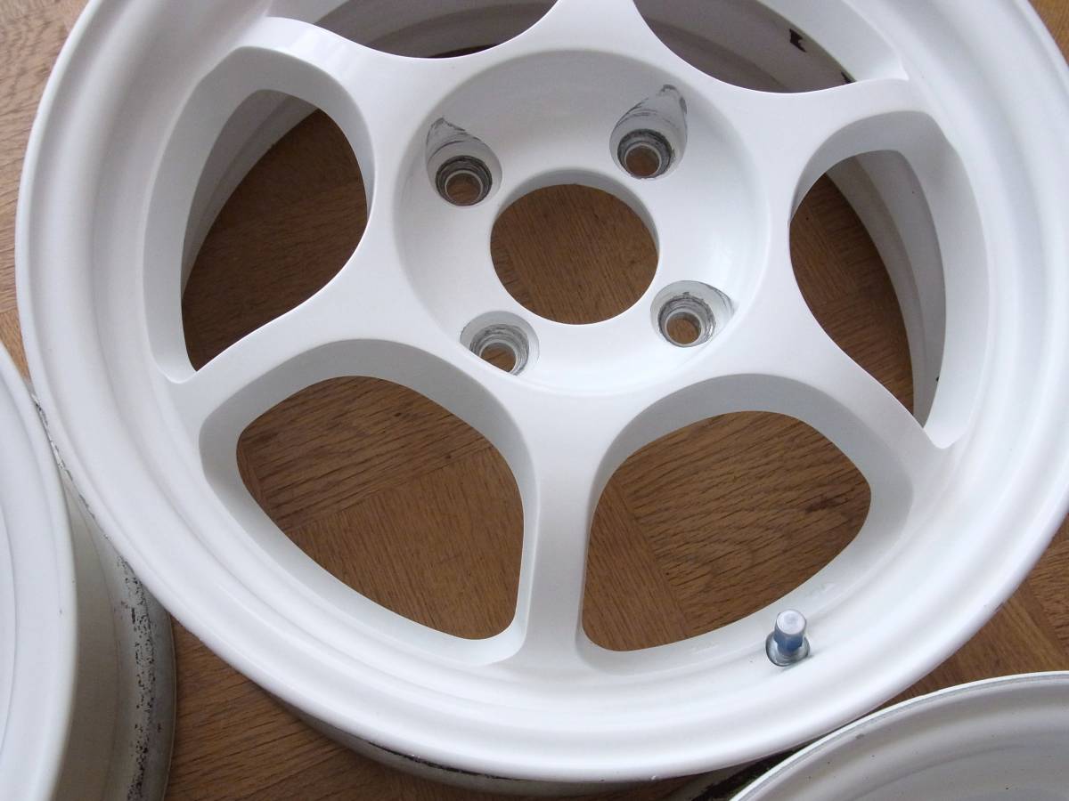 Black Racing PRO N1 14x6J +40 PCD100 4H 4本セット 白 綺麗な美品