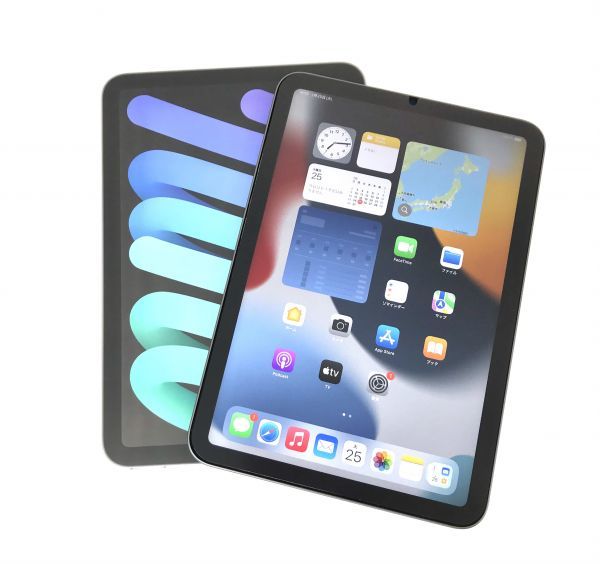 θ【美品/Aランク】Apple iPad mini (第6世代/2021) Wi-Fiモデル 64GB スペースグレイ MK7M3J/A 箱/付属品 アイパッド S06111615633