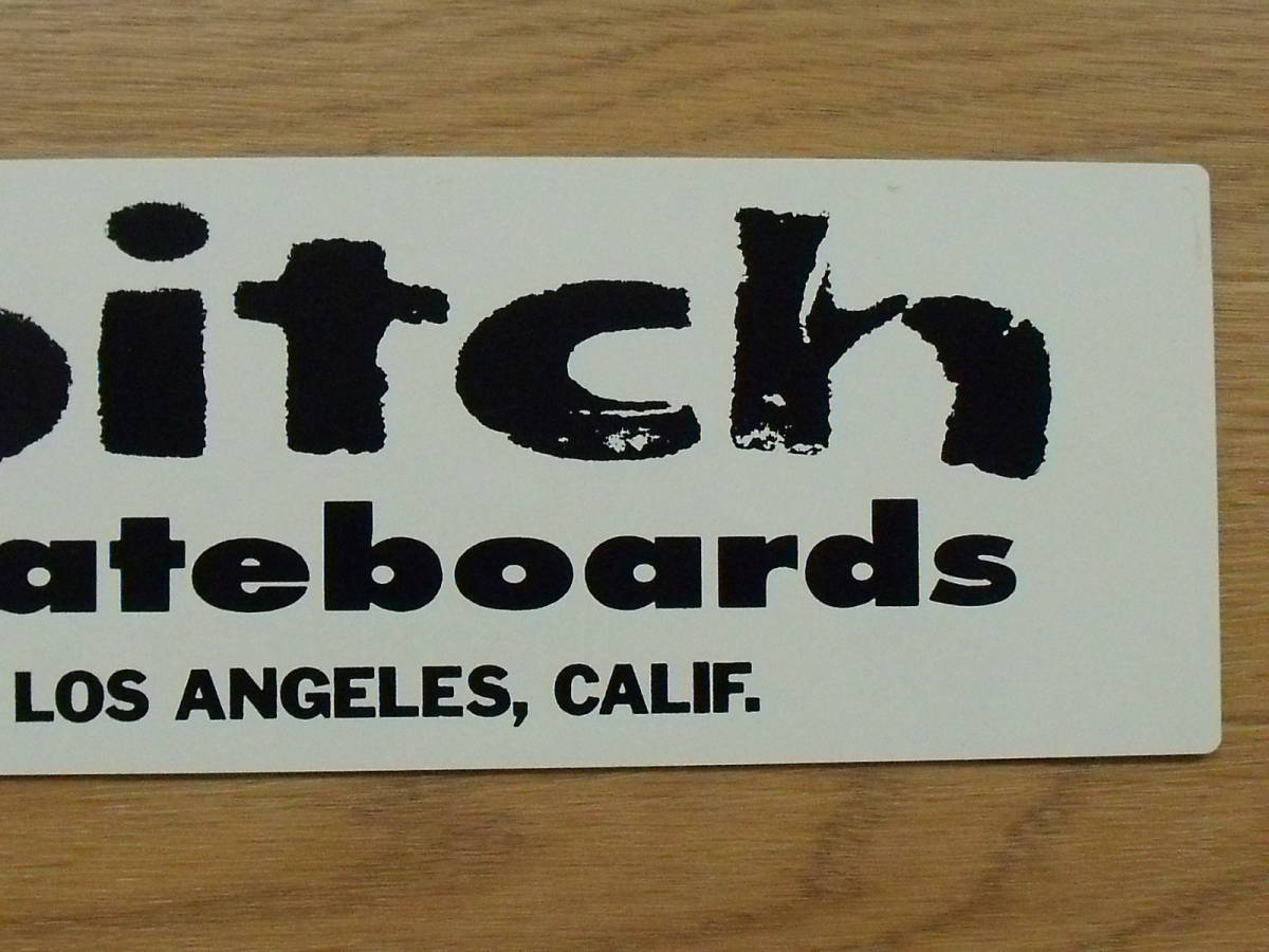 ☆ bitch skateboards ビッチスケートボード SHOP販促用POP 看板