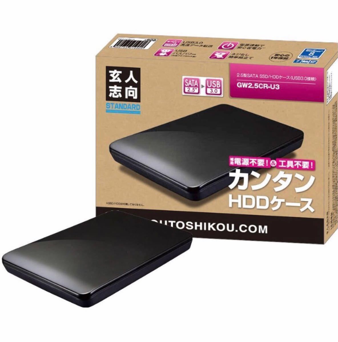 【ポータブル HDD 640GB】TOSHIBA MK6475GSX 640GB / 玄人志向 型名GW2.5CR-U3