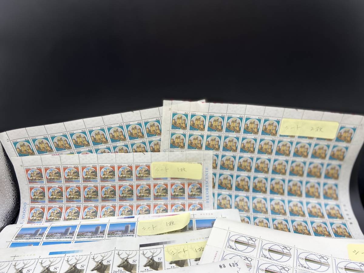 1085・中国切手/イタリア切手/　超大量まとめ（シート）　特殊切手　超希少　新品未使用　プロ収集家から流出品_画像8