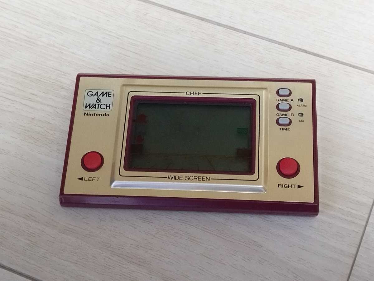  prompt decision rare beautiful goods game & watch wide screen shef operation verification settled new goods button battery 2 piece attaching Game & Watch 