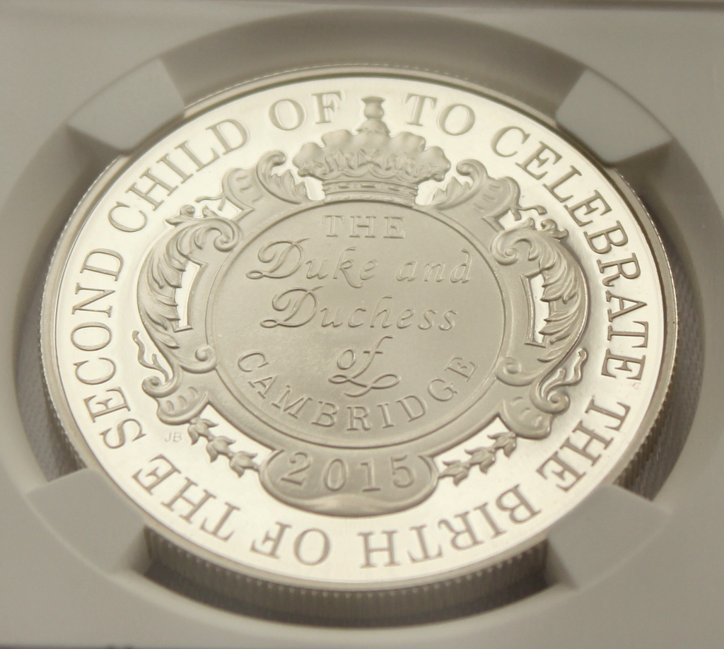 毎日特売 5ポンド銀貨 シャーロット王女生誕記念 2015 NGC ② PROOF GEM 旧貨幣/金貨/銀貨/記念硬貨