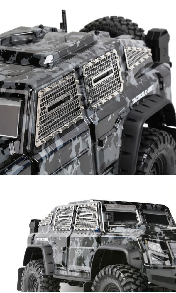 GRC製　GAX0086C　シルバー　クティカル ユニット ミリタリー スケール ロック クローラー トラック対応　車種別適合82066-4_装着イメージ