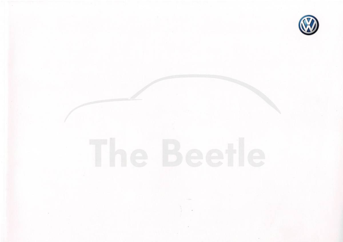 VW The Beetle 【特価】 2012年5月 ビートル カタログ+OP 期間限定お試し価格