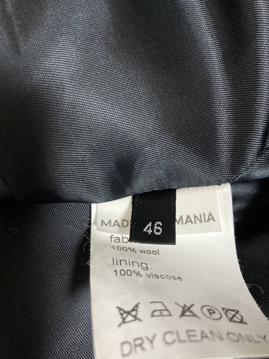 RAF SIMONS 2007SS サイズ46 1つボタンジャケット ブラック ...