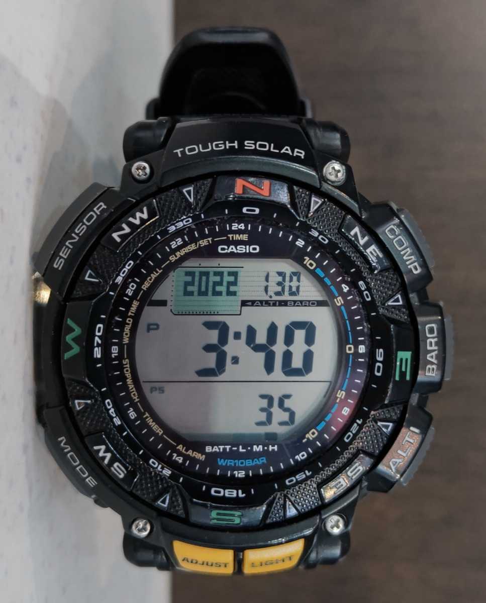 H送料無料カシオCASIOソーラー腕時計プロトレックPROTREKデジタルPRG