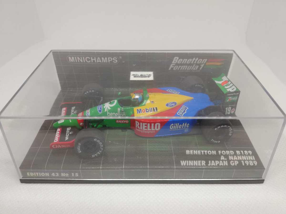 ベネトン B189 ナニーニ 日本GP優勝 1989 ミニチャンプス 1/43 ecou.jp