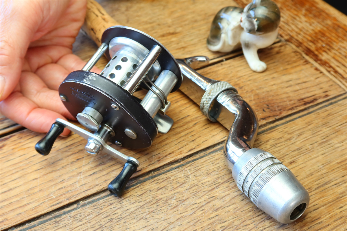 LANGLEY SHORTY ナロースプール! オールド ラングレー ダイレクトリール HEDDON 道楽 ZEAL ハトリーズ 等 ウッドルアー グラスロッドに