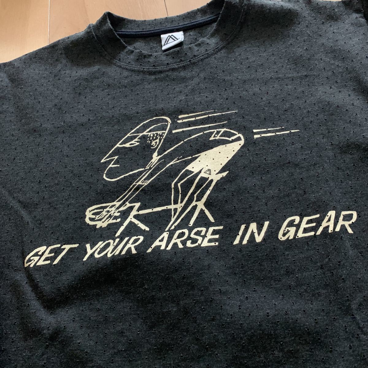 【Mamnick】マムニック Get Your Arse In Gear Ponti Long-Sleeve T.Shirt 長袖Tシャツ カットソー 英国製 britain 自転車 ロンT_画像2