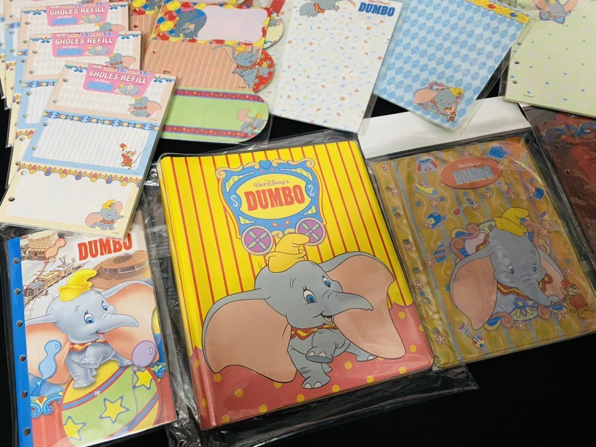 未使用新品 大量 ミニ6穴 バインダー リフィル メモ帳 ノート ダンボ Dumbo ディズニー Disney ( ティモシー ミッキー ミニー ペンケース_画像2