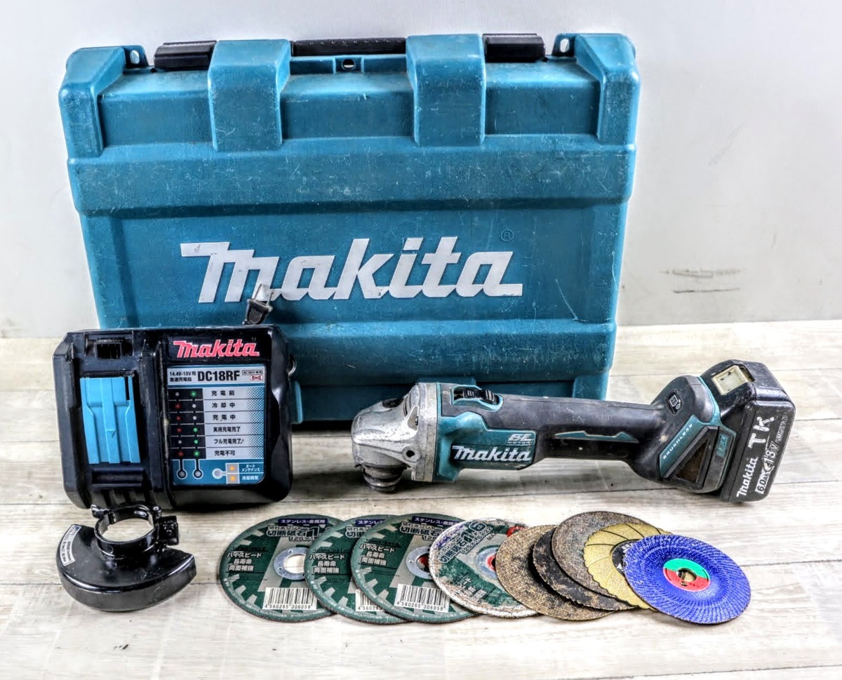 No.9994 MAKITA マキタ 100mm 18V 充電式ディスクグラインダー GA404DN