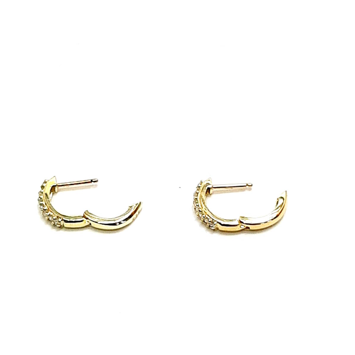 K18YG☆天然ダイヤ0.20ct☆ピアス☆27 | bioimune.com.br