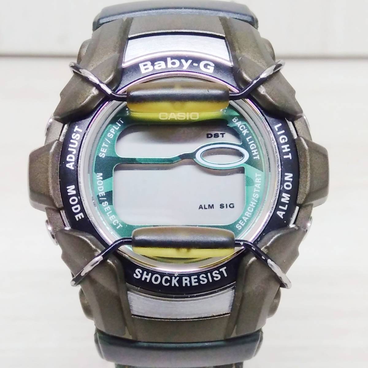 不動品の為ジャンク CASIO カシオ Baby-G ベイビージー BGT-1000 クォーツ 腕時計 付属品無