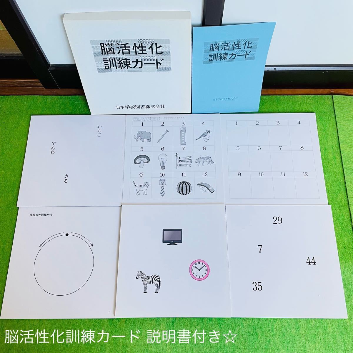 家庭保育園 20点セット 脳活性化訓練カード ファースト 家庭保育園 20点セット 脳活性化訓練カード ファースト