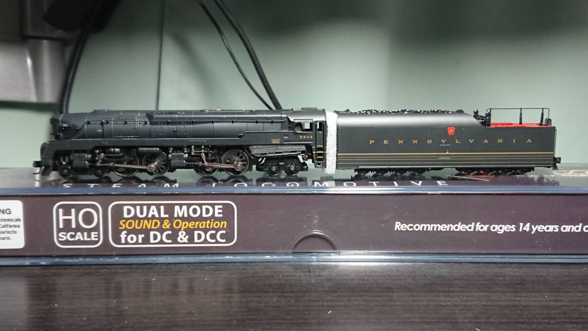 BROADWAY LIMITED PRR 4-4-4-4 class T-1 Duplex #5506 DCC & Sound PARAGON3 ケース割れあり_画像2