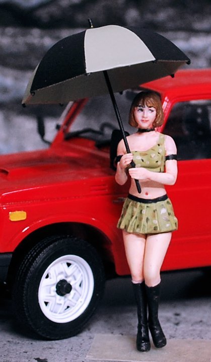 ヤフオク 1 24 ハセガワ 女性フィギュア完成品コンパニオ