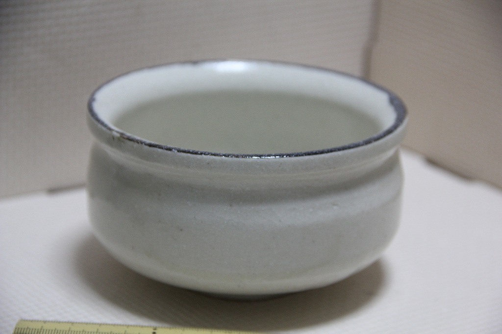 正山 ? 抹茶 茶碗 直径 約 12.4cm 高さ 約 7cm 検索 抹茶碗 茶道 練習 道具_画像3