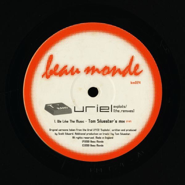 試聴 Uriel - Exploits (The Remixes) [12inch] Beau Monde UK 2001 House_画像2