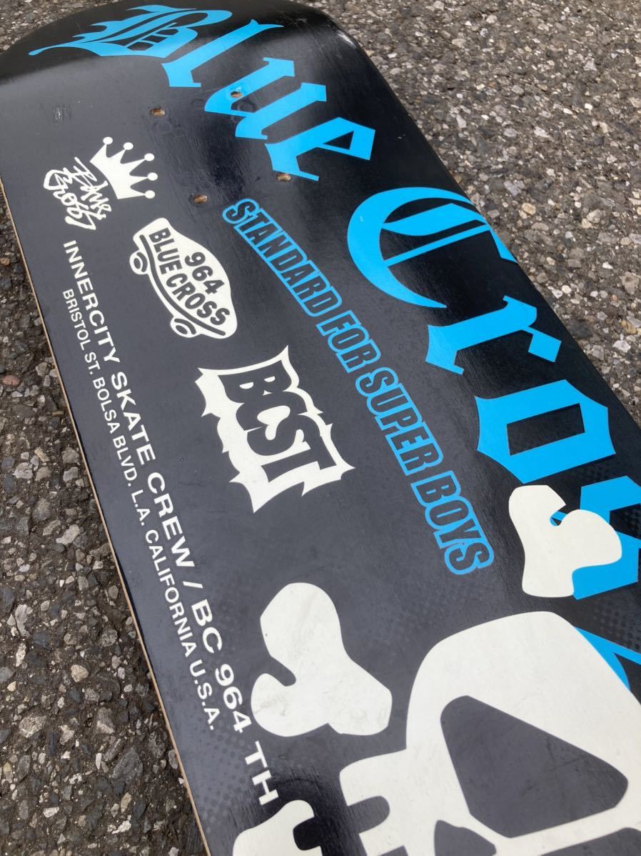 コンプリート ブルークロス blue cross スケボー 非売品 Yahoo!オークション - 非売品 希少 中古 BLUE CROSS ブルー