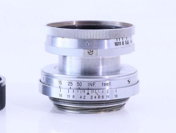  super rare Nikon Nikkor H C 5cm F/2. trunk type the first period serial 708 Leica L39 lens 