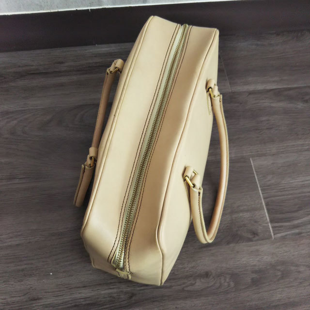 Accessoires De Mademoiselle сумка "Boston bag" бежевый натуральная кожа ручная сумочка ADMJ аксессуары sowa женский портфель 