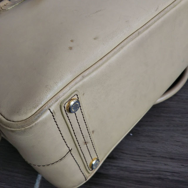 Accessoires De Mademoiselle сумка "Boston bag" бежевый натуральная кожа ручная сумочка ADMJ аксессуары sowa женский портфель 