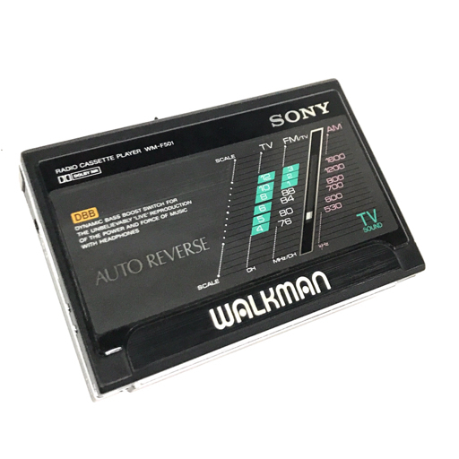 1円 SONY WM-F501 カセットウォークマン ポータブルカセットプレーヤー 通電確認済み ソニー C3289