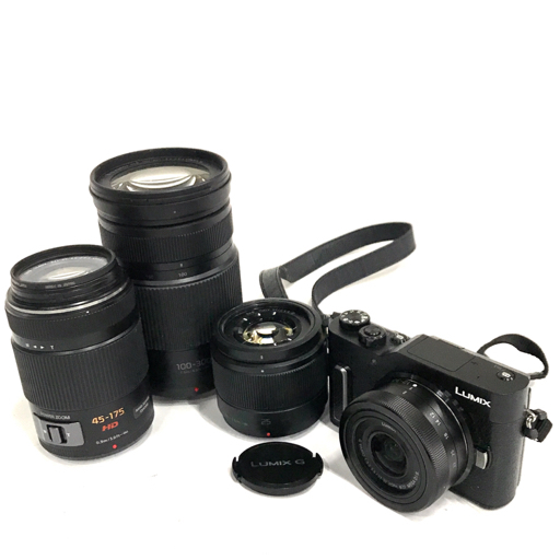 1円 Panasonic DC-GF10 LUMIX G VARIO 1:3.5-5.6/12-32mm ミラーレス一眼 ボディ レンズ 付属品多数 パナソニック_画像1