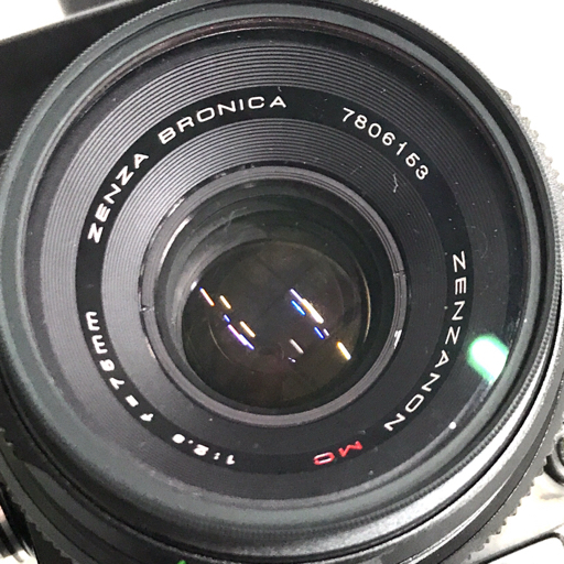 ZENZA BRONICA ETRS 20周年 限定モデル ZENZANON MC 1:2.8 75mm 中判カメラ レンズ ゼンザブロニカ QD021-6_画像8