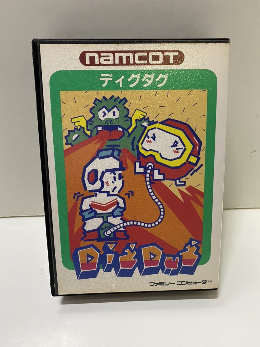 Yahoo!オークション - FC ディグダグ ハードケース ナムコ ファミコン