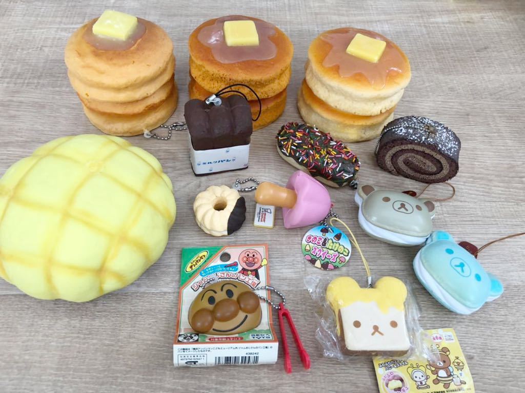 ☆ スクイーズ まとめ売り リラックマ アンパンマン ミスド ロール