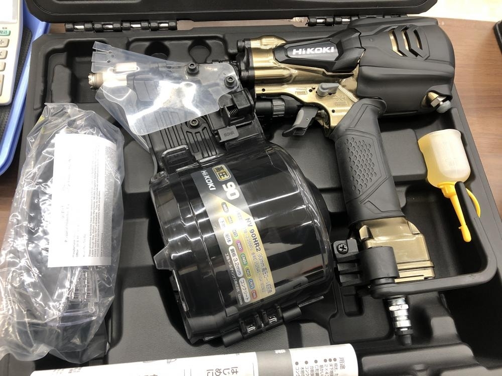 010□未使用品・即決価格□HIKOKI ハイコーキ 釘打ち機 NV90HR2 www