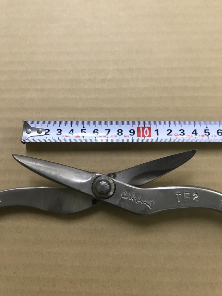 001♪おすすめ商品♪直徳 板金鋏 金切鋏 柳刃 ステン用 ロングアーム