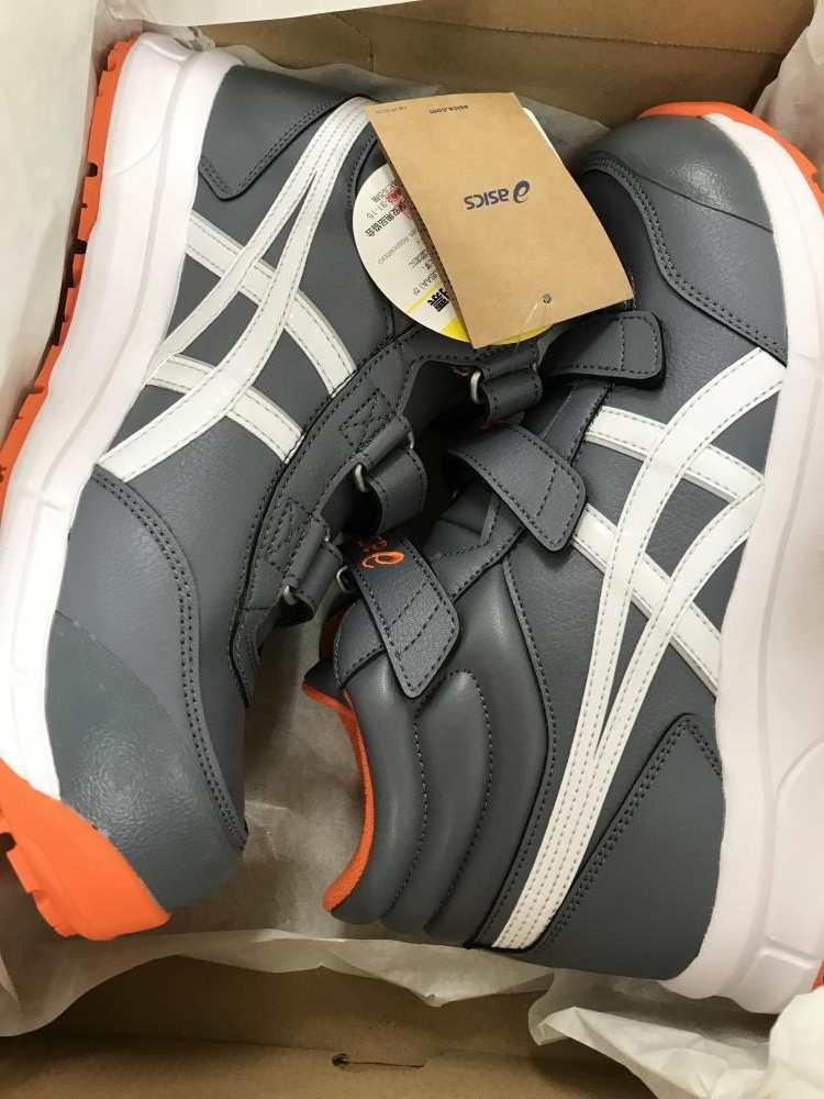 005▽未使用品▽ASICS 安全靴27.0cm ウィンジョブCP302 METROPOLOS/WHITE